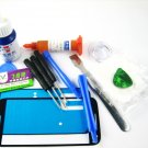 Front Glass Screen+Repair Tools Glue Set for Samsung Galaxy S4 mini i9190~Black 03682-MSTSi9190nB-TG