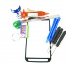 Front Glass Screen+Repair Tools Glue Set for Samsung Galaxy S5 Active G870~Black 04200-MSTSG870nnB-T