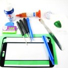 Front Glass Screen+Repair Tools Glue Set for Samsung Galaxy s5 i9600 g900~Black 03678-MSTSG900nnB-TG