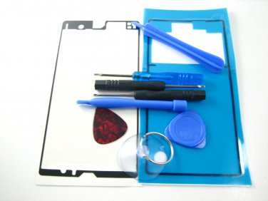 Front+Back Adhesive Glue & Screwdriver Tools Set for Sony Xperia Z / LT36i ~ 04320-MEADLT36iFBn-T8