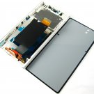 Full LCD Display+Back Battery Cover+Frame For Sony Xperia Z C6602~White 03595-MECLLT36innnW