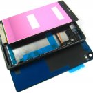 Full LCD Display+Back Battery Cover+Frame For Sony Xperia Z3 D6616~Black 03741-MECLXperiaZ3B