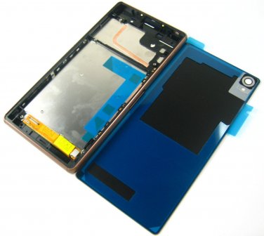 Full LCD Display+Back Battery Cover+Frame For Sony Xperia Z3 D6616~Copper 03849-MECLXperiaZ3N