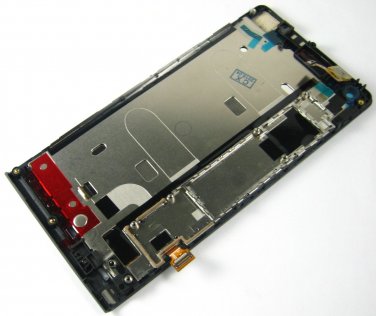 Full LCD Display+Touch Screen Digitizer+Frame For Huawei Ascend G6 (3G)~Black 03914-MILFG6FnnnnnnB