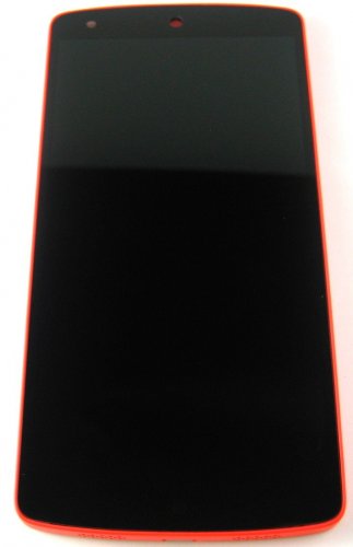 Full LCD Display+Touch Screen Digitizer+Frame For LG Google Nexus 5 D820~Red 03801-MLLFD820FnnnnR