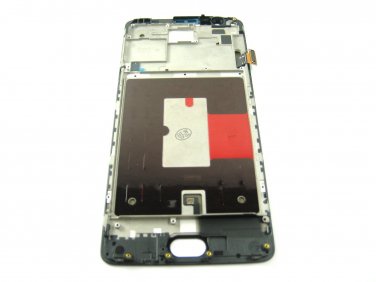 Full LCD Display+Touch Screen Digitizer+Frame For OnePlus 3T~Black 05970-MnLFOneP3TFnnB
