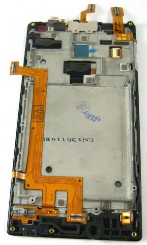 Full LCD Display+Touch Screen+Frame FOR Huawei Ascend W1 W1-U00~Black 03873-MILFW1U00FnnnB