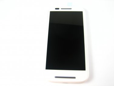 Full LCD Display+Touch Screen+Frame FOR Motorola Moto E XT1021 XT1022~White 03445-MMLFMOTOEFnnnW