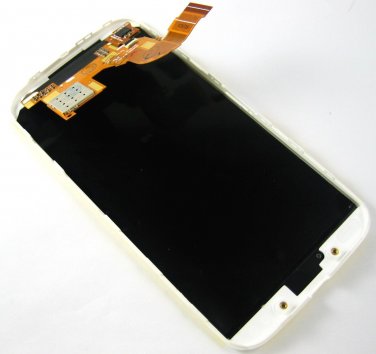 Full LCD Display+Touch Screen+Frame FOR Motorola Moto X XT1052 XT1053~White 03717-MMLFMOTOXFnnnW