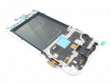 Full LCD Display+Touch Screen+Frame FOR Samsung Galaxy S4 IV i9505~White 03147-MSLFi9505FnnnW