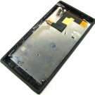 Full LCD Display+Touch Screen+Frame FOR Sony Xperia M2 D2303 D2305 D2306~Black 03572-MELFXperiaM2FnB