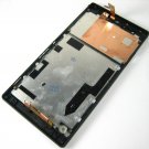 Full LCD Display+Touch Screen+Frame FOR Sony Xperia T2 Ultra D5316 ~Black 03913-MELFXperiaT2FnB