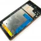 Full LCD Display+Touch Screen+Frame FOR Sony Xperia Z3 D6643 L55T L55U~Gold 03840-MELFXperiaZ3FnN
