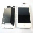 NEW LCD Display+Touch Screen+Home Button+Back Cover For IPhone 4~White 04567-MACLIP4LBHBnnnnW