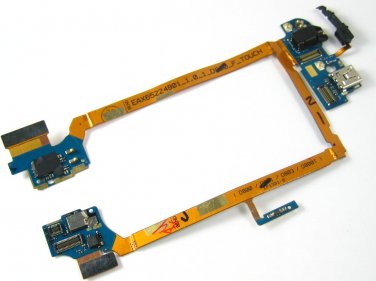 Replace Flex Cable Dock Charging Port USB Headphone Jack for LG G2 D800 D803 03853-MLFCD801CCnnnn