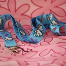 Blue Neck Key Chain ID Holder Hello Kitty