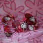 Red Cute Hello Kitty Lanyard Key Chain or Bandge Holder