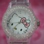Rhine Stone Hello Kitty Acrylic Watch