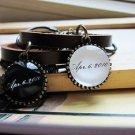Yea customizable Stone Bracelet,double side