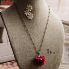 Yea Handmade Dahlia Necklace