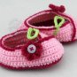 Breath Free Baby girl hand-knit shoe BS02 High quality Yarn