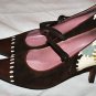 MARNI RARE PATCHWORK MARY JANES SUEDE LEATHER CLASSIC SHOES PUMPS HEELS 39 8.5