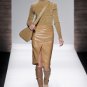2K RENA LANGE REPTILE LIZARD CROCODILE REAL GOAT LEATHER PENCIL SKIRT 10/US