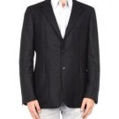 $1480 PRADA PINSTRIPES DARK GREY GIACCA BLAZER SPORT COAT SUIT JACKET 50R 40/US