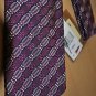 ETRO Milano Geometric Purple White Black Mens Dress Neck Tie Silk Italy $145