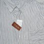 LORO PIANA STRIPED BUTTON DOWN NEW ALFRED PANAMA COTTON DRESS SHIRT XXL 18