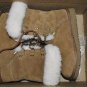UGG AUSTRALIA SOPHY TODDLER GIRLS KIDS BEIGE CHESTNUT LACE UP BOOTS SHOES 10