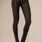 $189 7 FOR ALL MANKIND SUPER SKINNY BROWN GWENEVERE STRETCHY LEGGINGS JEANS 31