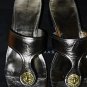 MARC BY MARC JACOBS GUNMETAL KANGAROO THONG TURNLOCK SANDALS SLIDES SHOES 9