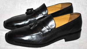 COLE HAAN MARTINO TASSEL II BLACK CALF EATHER DRESS FORMAL OXFORD SHOES 10/US