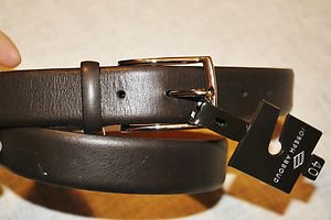 JOSEPH ABBOUD BROWN GENUINE LEATHER CLASSIC DRESS  BELT 40 XL