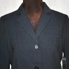 MARC BY MARC JACOBS WOOL COTTON PINSTRIPE GRAY CLASSIC SUIT JACKET BLAZER 6
