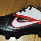NIKE CTR360 TREQUARTISTA II FG BLACK WHITE RED BOOTS SNEAKERS CLEATS SHOES 11.5