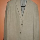 CALVIN KLEIN FOR LORD AND TAYLOR BEIGE SPORT COAT BLAZER SUIT JACKET 40R