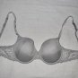 MALIZIA LA PERLA SEXY UNDERWIRE GRAY LINGERIE BRA 32 C