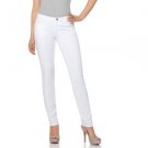 MICHAEL KORS MADE IN ITALY SKINNY LEG WHITE WASH JEANS PANTS MODEL KPV214T 6/US