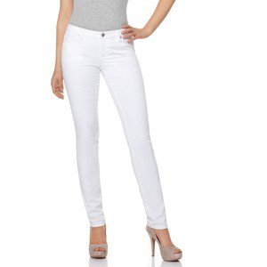 MICHAEL KORS MADE IN ITALY SKINNY LEG WHITE WASH JEANS PANTS MODEL KPV214T 6/US