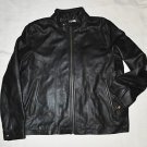 $598 SAKS FIFTH AVENUE SUPER SOFT WASHED SUPPLE LEATHER BOMBER JACKET COAT XL