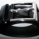 PRADA BLACK LEATHER CLASSIC MENS BLACK BELT 44/110 XXL $300