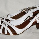 COLE HAAN NIKE AIR PAISY LEATHER HEELS SLINGBACK SUMMER SHOES SANDALS 10/US