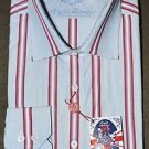 ENGLISH LAUNDRY CHRISTOPHER WICKS ARROGANT COTTON STRIPED DRESS SHIRT 17 32/33