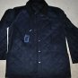 NAUTICA QUILTED CORDUROY COLLAR LUXURY NAVY COAT JACKET S $275.00