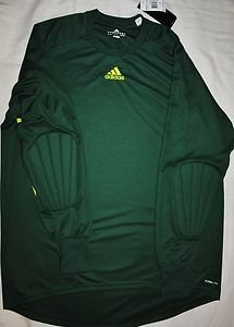 ADIDAS CLIMALITE PADDED ELBOWS SOCCER GOALKEEPER SPORT TRAINING SHIRT JERSEY XL