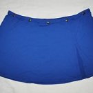LA BLANCA STUDDED RICH BLUE SPORT SEXY SWIMWEAR BATHING BEACH SWIMSUIT SKIRT S