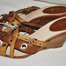 $178 COLE HAAN NIKE AIR WHITNEY BEIGE GROMMET SUMMER SHOES SANDALS SLIDES 9/US