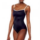NAUTICA 1 PIECE BLACK BLUE TRIM SPORT SEXY SWIMWEAR BATHING BEACH SWIMSUIT 12